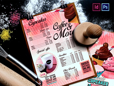 Bakery Menu Design.