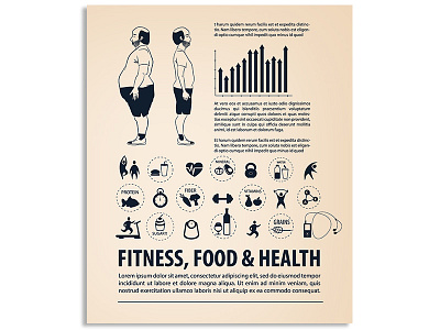 Concept of fitness, healthy food and lifestyle .