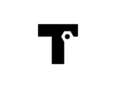 TEECA Logo engineering hardware icon identity logo mark organization student t teeca thick lines tools