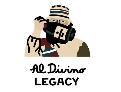 Al Divino - LEGACY albumcover albumcoverdesign aldivino art hiphop icon illo illustration illustration design logo rap