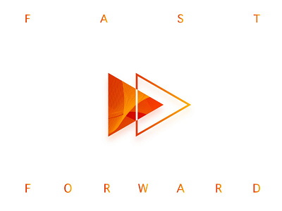 fast rorward icon logo ui