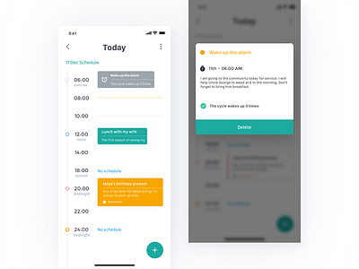 Clean and comfortable event management 100天 ios ui ux x 会议 活动 清洁 苹果手机 颜色