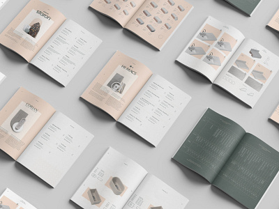 Product brochures for the Koreanika branding brochure graphic design media polygraphy print