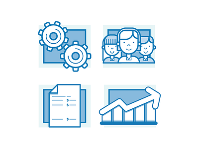 Credit Union Report Icons finance icons