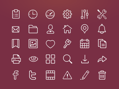 Web application icons