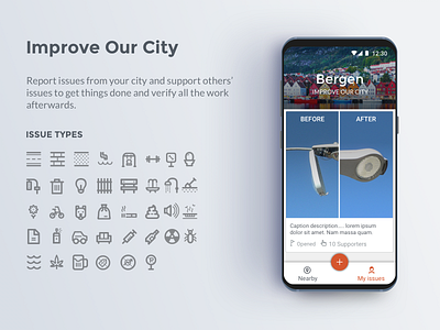 Improve Our City App android app citizen city issue mobile report