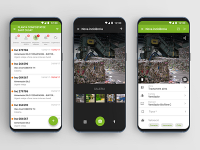 Waste Management App administration android app inspect management mobile public space waste