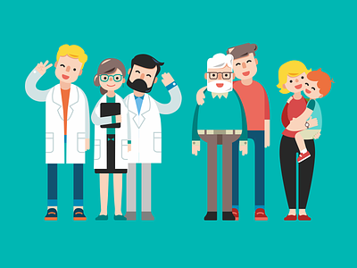 Healthcare Personas Illustration