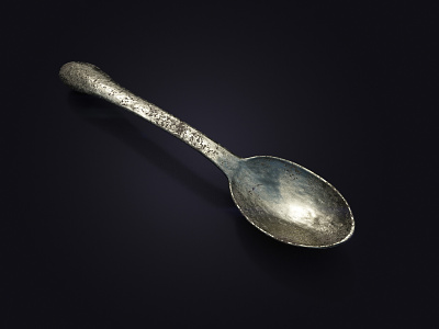 3d spoon 3d rendering zbrush