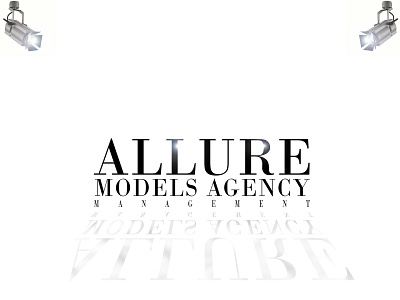 FREE Mockup - Allure Models Agency Management Web Banner Light