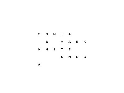 Sonya & Mark White Snow