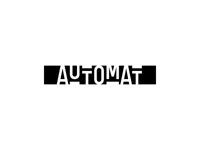 Automat automat bar geometry logotype minimal typography