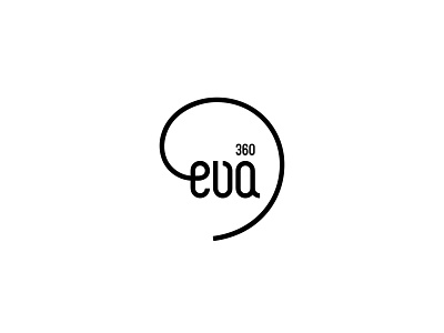 EVA 360 360 design eva logotype marketing promotion technology typography