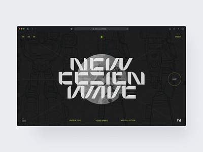 Futuristic Webpage Design design futuristic inspiration minimal ui web