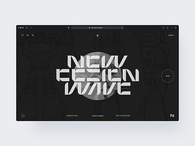 Futuristic Webpage Design