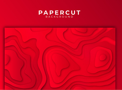 Red colourful abstract stylish paper cut background design. abstract background background design colourful corporate creative cut design illustration paper papercut red shadow stylish vector