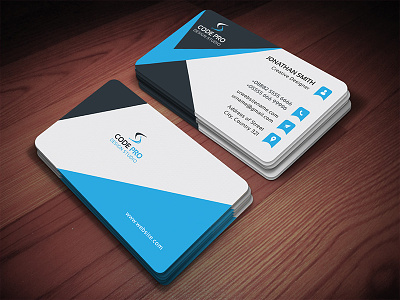 Creative Business Card business card cmyk color company corporate creative free clean psd