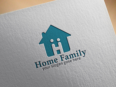 Home Family design family home logo