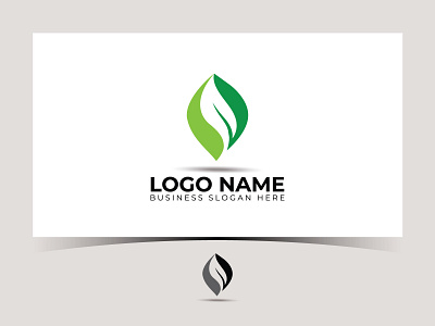 green leaf logo icon vector design design designer green leaf logo logo design logodesign logos
