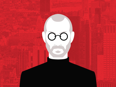 Steve Jobs portrait apple illustration illustrator imac ipad jobs mac macbook macintosh photoshop portrait steve