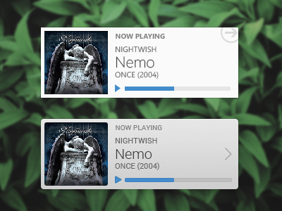 Now Playing Widget [PSD]