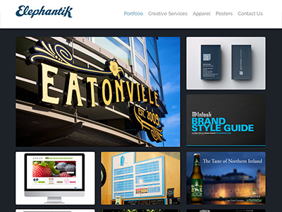 We Updated Our Studio Site www.Elephantik.com interactive site studio site