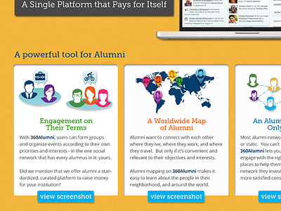 360Alumni Website Design