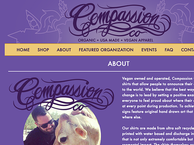 WIP - Ecommerce Design ecommerce purple vegan web web design wip