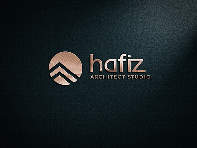 Hafiz Architect Logo architect branding building elegant logo luxury modern real estate simple