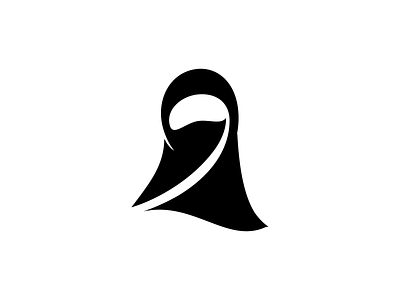 Niqab Logo app logo branding character elegant fashion hijab icon logo mascot niqab vector