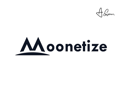 Moonetize - Crypto Portfolio crypto currency design logo logo-design
