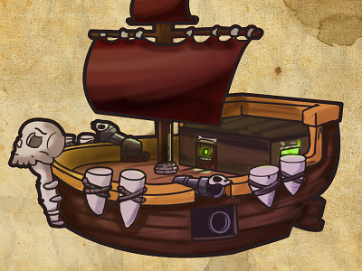 Skull Pirate Ship game pirate ship