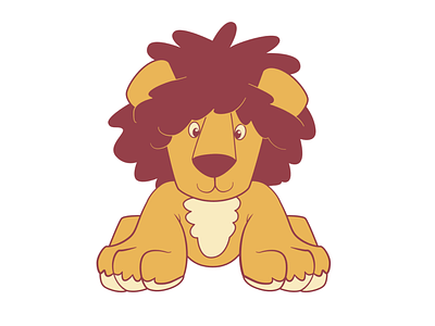 Larry, the Lion character design feline illustration lion lion king lion mascot lions