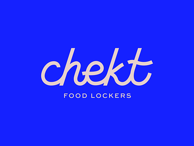 Chekt Logo Concept branding design graphicdesign logo logodesign script simple type typography vector