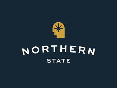 Northern State Logo blue brand branding cannabis color design gold graphic graphic design illustrator inspiration logo logo design luxury marijuana minneapolis minnesota type vector visual identity