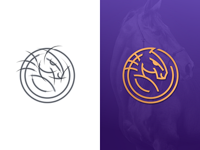 Horse artwork brand contracting icon identity illustrator logo luxury photoshop reative tiger