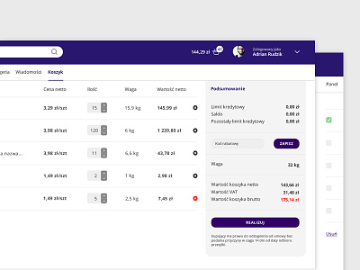 SaaS panel app clean dashboard design ecommerce interface minimal panel saas shop ui ux