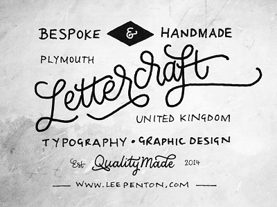 Lettercraft branding custom hand lettering illustration lettering texture type typography vintage