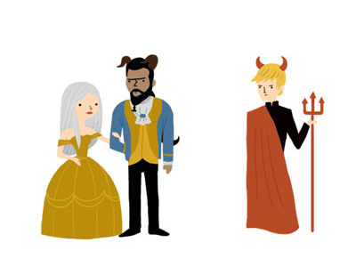 Game Of Thrones Costume Party beauty and the beast daenerys targarian devil game of thrones joffrey baratheon khal drogo