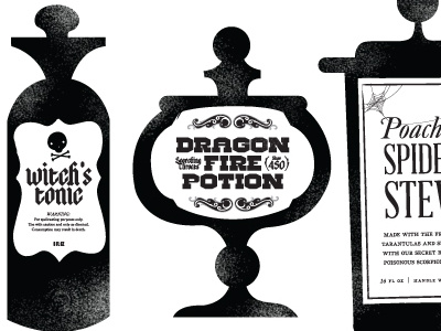 Printable Halloween Apothecary labels