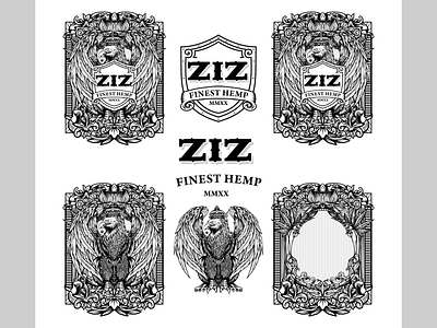 ZIZ brand branding design designs dota2 esports fire logo skull vector