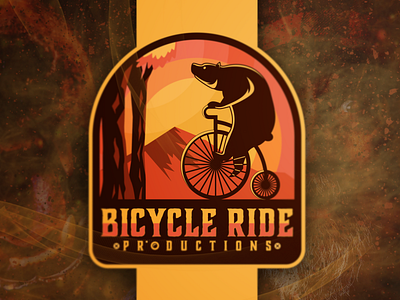 Bicycle Ride bear bear logo bears branding design designs games illustration logo ride logo typography vector