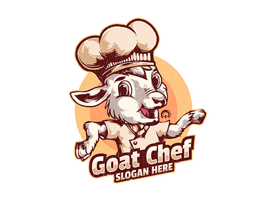 goat chef brand branding chef design designs esports fire flame goat graphic design illustration logo skull sports vector