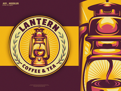 LANTERN LOGO DESIGNS brand branding coffee design designs esports flame illustration lantern logo logodesigns skull tea