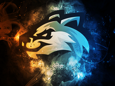 wolf esports logo brand design dota2 esports fire games illustration logo vector wolf wolf logo