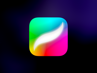 Procreate Rainbow Redesign app icon ios procreate