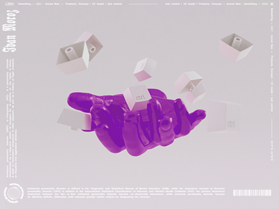 lost control 3d design digitalart hand illustration keyboard punk render surrealism vectary vectary 3d