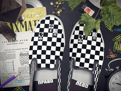 Chess not dead! bucketfeet checkmate chess classic game punk punkrock shoes slip on threadless