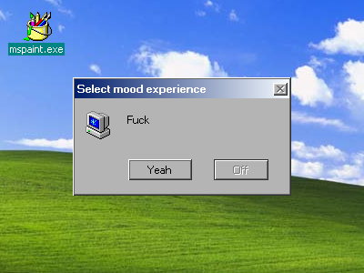 Mood experience modal mood notification selector toggle ui windows