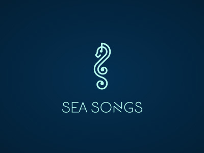 Seasongs 01 icon logo music sea seahorse song
